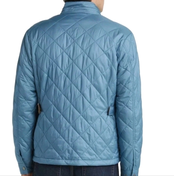 Peter Millar Norfolk Quilted Lightweight Bomber Jacket Blue XXL - Picture 6 of 16